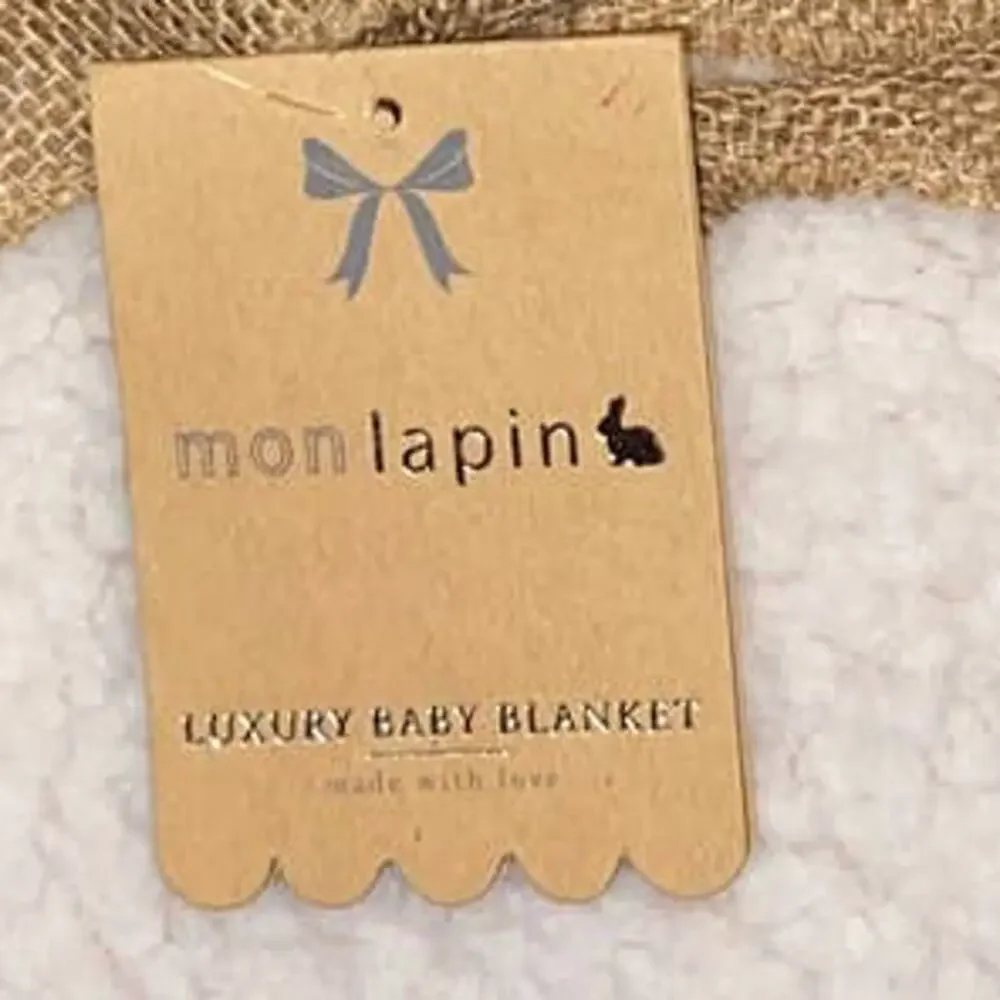 NWT Baby Pink Mon Lapin Fleece Baby Pink Blanket